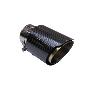 Endrohr 114mm Eingang 70mm Carbon Gloss