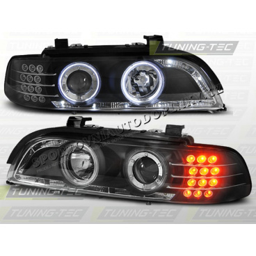 BMW E39 95-03 ANGEL EYES SCHWARZ - LED-BLINKER