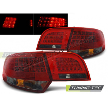 AUDI A3 8P 2004-08 Sportback Rückleuchten rote Rauch-LED