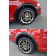 Kotflügelkanten – schwarzes Muster Škoda Octavia II Limousine/Kombi