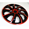 Radkappen Quad Bicolor Red 13-16" (je 1 Stück)