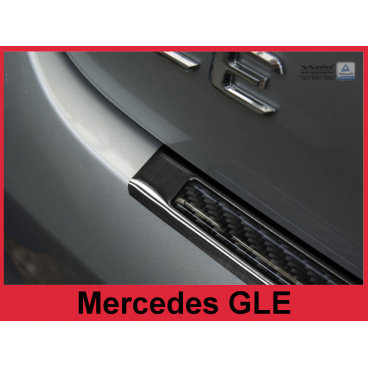 Carbon-Abdeckung – Schwellenschutz für die hintere Stoßstange Mercedes GLE 2015+ Carbon-Abdeckung – Schwellenschutz für die hintere Stoßstange Mercedes GLE 2015+