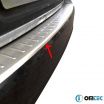 Edelstahl gebürstete hintere Stoßstangenschwellerabdeckung Omtec VW Passat B6 2005-10 Kombi