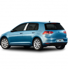 Fenstersäulenabdeckungen aus Edelstahl für VW Golf VII 2013-19