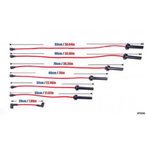 Przewody zapłonowe PowerTEC JAGUAR XJ6 XJS XJSC 3.2 3.6 4.0L 83-97 Czerwone