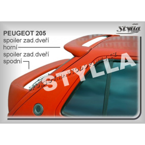 PEUGEOT 205 (83-90) spoiler zad. dveří spodní (EU homologace) PEUGEOT 205 (83-90) spoiler zad. dveří spodní (EU homologace)