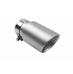 Endstück des Schalldämpfers 89mm Eingang 67mm Gebürstet