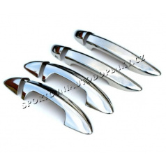 VW Golf VI 09-11 – Chrom-Kurbelabdeckungen aus EDELSTAHL – OMSA LINE