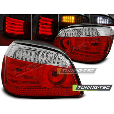 BMW E60 07.2003-07 rot-weiße LED-Rückleuchten BMW E60 07.2003-07 rot-weiße LED-Rückleuchten
