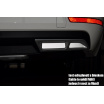 Spoiler des Heckdiffusors – Auspuffattrappen Turbo-Design Leuchtendes Weiß – Škoda Octavia III