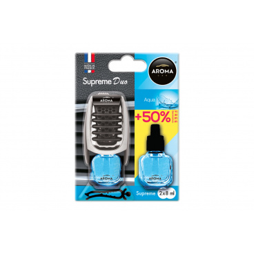 Lufterfrischer AROMA CAR SUPREME DUO AQUA Lufterfrischer AROMA CAR SUPREME DUO AQUA