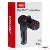 FM-Autotransmitter 2×USB-A 1×USB-C microSD 12V 24V AMIO-04653