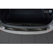 Edelstahlabdeckung – schwarzer Schutz der Schwelle der hinteren Stoßstange Škoda Superb II Kombi FL 2013-15