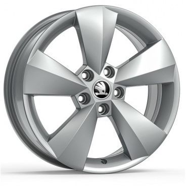 Original Alufelge NANUQ SILVER 6J x 16" ET 43 Škoda Karoq Original Alufelge NANUQ SILVER 6J x 16" ET 43 Škoda Karoq