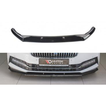 Spoiler unter der vorderen Stoßstange ver.2 für Škoda Superb Mk3 FL Facelift, Maxton Design (ABS-Kunststoff ohne Oberflächenbehandlung) Spoiler unter der vorderen Stoßstange ver.2 für Škoda Superb Mk3 FL Facelift, Maxton Design (ABS-Kunststoff ohne Oberflächenbehandlung)