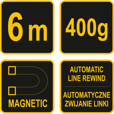 Magnetisches Lot 400 g 6 m