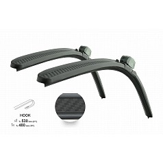 Scheibenwischer CARBON FLAT SET 530+480 mm für Škoda Octavia I, Fabia I + weitere Modelle