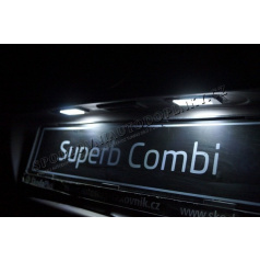 Škoda Superb II Combi Mega Power LED-Kennzeichenbeleuchtung