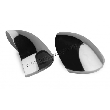 Seat Leon II 2009–2012 – Spiegelabdeckungen aus Edelstahl und Chrom – OMTEC