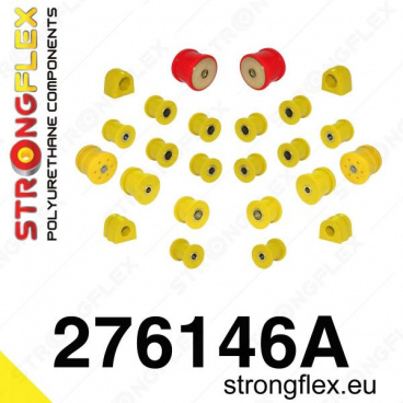 Subaru Forester bis 2006 SG StrongFlex Sport kompletter Satz Silentblöcke 24-tlg