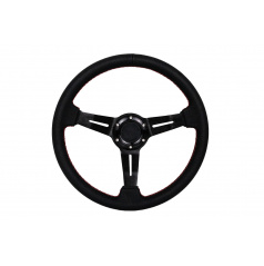 Sportlenkrad WRC Kunstleder schwarz 350 mm