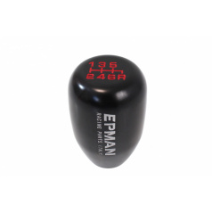 Universeller Aluminium-Schaltknauf 6G Schwarz