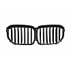 Grill BMW X5 G05 F95 einzelne Rippe Matt Schwarz