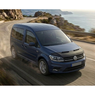 Motorhauben-Bra für den vorderen Teil schwarz VW Caddy 2015-20