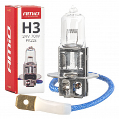 Halogenlampe H3 24V 70W PK22s AMIO-05021