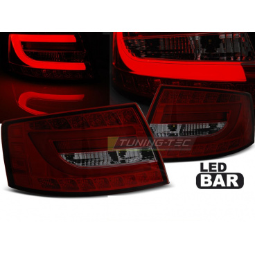 Audi A6 C6 Limousine 04.2004-08 Rückleuchten rot getönt LED 7pol