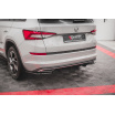 Seitendiffusoren unter der hinteren Stoßstange für Škoda Kodiaq Sportline, Maxton Design (glänzend schwarzer ABS-Kunststoff)