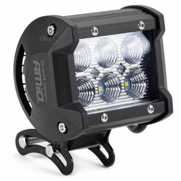 6 LED-Arbeitsleuchte weiß 6 LED 95x77 mm 18W FLAT 9-36V 6000K 6 LED-Arbeitsleuchte weiß 6 LED 95x77 mm 18W FLAT 9-36V 6000K