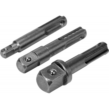 SDS+ Adapterset 1/4", 3/8", 1/2" SDS+ Adapterset 1/4", 3/8", 1/2"