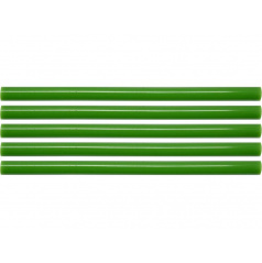 Schmelzklebestifte 11 x 200 mm, grün, 5 Stk