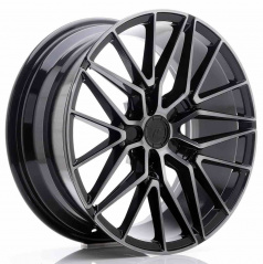 JR Wheels JR38 18x8 ET42 5x112 Schwarz gebürstet mit getöntem Finish