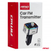 FM-Autotransmitter 2×USB-A 1×USB-C microSD 12V 24V AMIO-04652