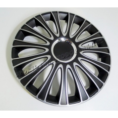 Le Mans Radkappen silber schwarz 13-16" (4er-Set)