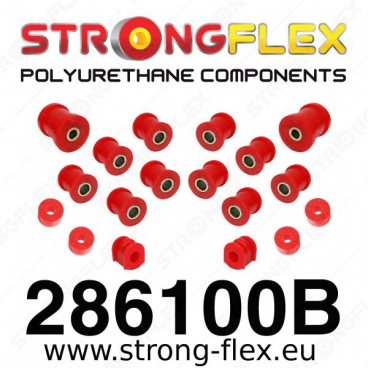 Nissan 100NX StrongFlex Satz Silentblöcke für die Hinterachse, nur 15 Stück