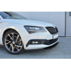 Spoiler unter der vorderen Stoßstange ver.3 für Škoda Superb Mk3, Maxton Design (ABS-Kunststoff ohne Oberflächenbehandlung)