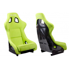 Sportstuhl SLIDE KS2 Premium, hellgrüner Veloursbezug