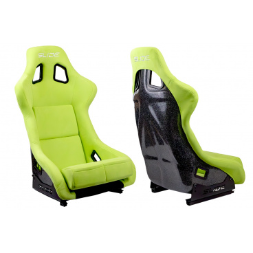 Sportstuhl SLIDE KS2 Premium, hellgrüner Veloursbezug