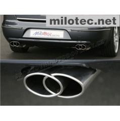 Doppelseitiger Auspuffschalldämpfer „Free Flow“ 2x75x160mm, Škoda Superb II.