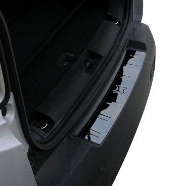 Edelstahl-Heckstoßstangenkantenabdeckung Omtec Jeep Renegade 2014+ schwarz Edelstahl-Heckstoßstangenkantenabdeckung Omtec Jeep Renegade 2014+ schwarz