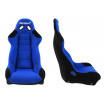 Sportsitz Bimarco Cobra III Velours Blau Schwarz