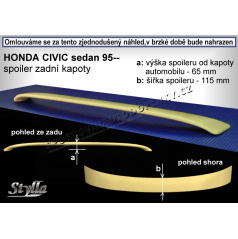 Heckspoiler für HONDA CIVIC SEDAN (95-00). Hauben