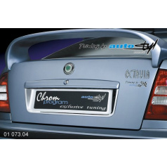 Nummernschildrahmen hinten – Chrom Škoda Octavia I
