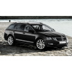 Edelstahlabdeckung – schwarzer Schutz der Schwelle der hinteren Stoßstange Škoda Octavia III FL Kombi 2016+