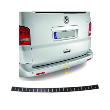 Kunststoff-Carbon-Heckstoßstangenkantenabdeckung Omtec VW Transporter T5, T6
