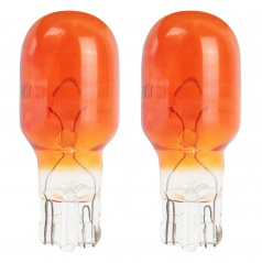 Klassische T10-Standlichtbirnen mit orangefarbenem Glühfaden, 2 Stück