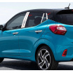 Fenstersäulenabdeckungen aus Edelstahl für den Hyundai i20 2020-23